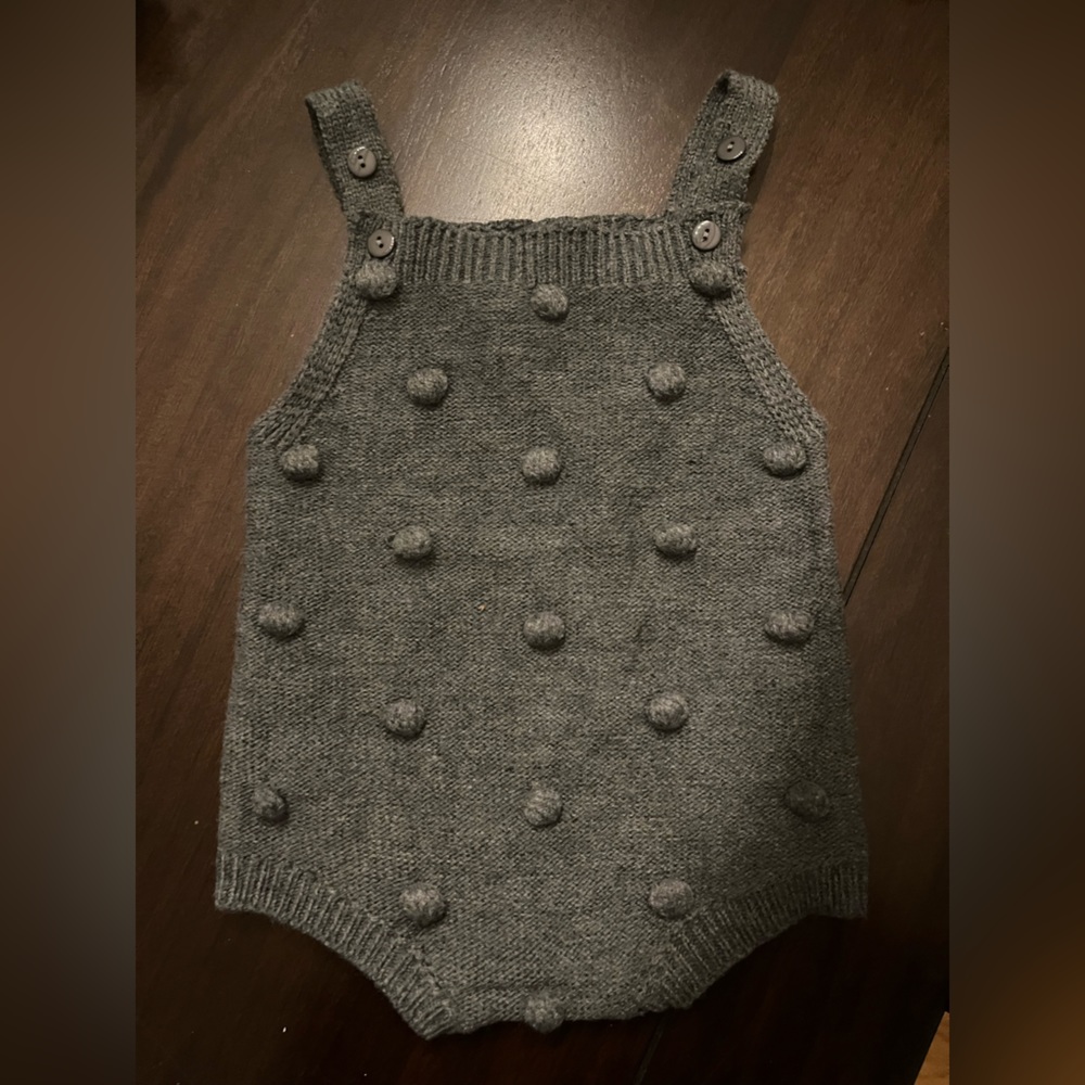 Baby Bubble Romper Bodysuit | Knit Romper | Baby Clothes 12-18M